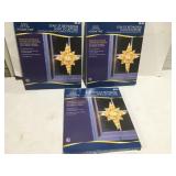 3 Star of Bethlehem lighted sculpture
