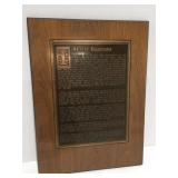 Framed physicians  Hippocrates  oath copper