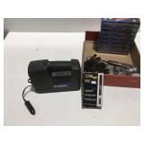 12 V air compressor, Sony, VHS, tapes and more