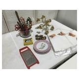 Kitchen, utensils, candleholder, plates,