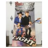 Coors, light Brooks, and Dunn cardboard, standup