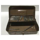 Toolbox with drill bits