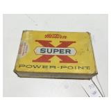 Winchester, super X270 Winchester box with brass