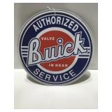Authorized Buick service metal sign
