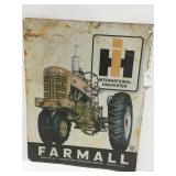 International harvester, Farmall tractor sign