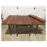 Wood drop leaf table 66'x 42'