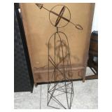 Metal Garden art 48 inches tall