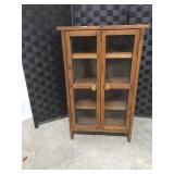 Small wood cabinet 31 1/2 ï¿½ tall 20ï¿½wide 8 1/2ï¿½