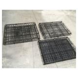 3 animal cages