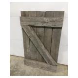 Vintage wood gate door 46.5ï¿½ x 30ï¿½ Heavy