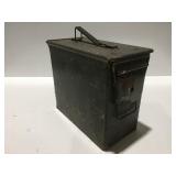 Vintage metal ammo can