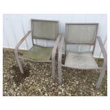 2 outdoor chairs