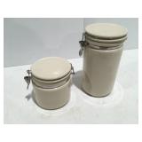 2 piece canister set
