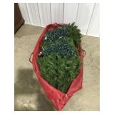 Christmas tree in a bag no stand approximate