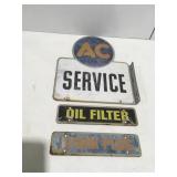 AC service flange sign