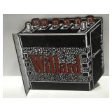 Willard battery flange sign