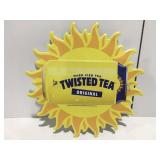 Twisted tea metal sign
