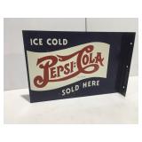 Pepsi Cola flange sign double sided