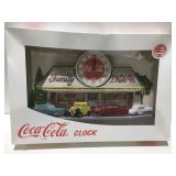 Coca-Cola family drive-in, wall clock