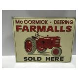 McCormick Deering Farmallï¿½s metal sign