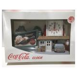 Coca-Cola gas station wall clock