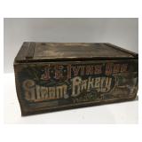 J.s. Irvinï¿½s son steam bakery wood box