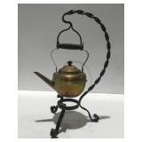 Vintage teapot, and holder