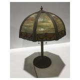 Vintage ornate lamp glassApproximately 21