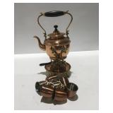 Copper brass? Teapot & cups