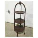 Vintage 3 tier Orinoco muffin pie stand 35 1/5ï¿½