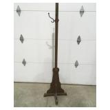 Vintage hall tree missing one hook 66 1/2ï¿½ tall