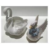 Ceramic Swans
