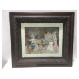 Wood Framed picture 34ï¿½ x 30 1/2ï¿½