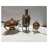 Vintage metal ware items