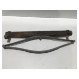 Buckboard, buggy, seat, spring, and rail mount