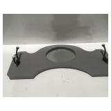 Wall hanging mirror with hooks 31 inches