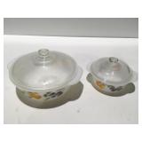 Anchor hocking fire king casserole dishes with