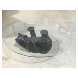 Bear Glass top table