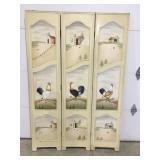 71ï¿½ 3 panel room, divider, privacy screen has