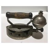 Vintage gas iron