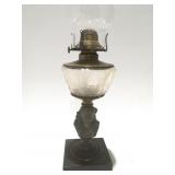 Vintage, Victorian  figurative oil lamp