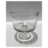 Glass dessert bowl