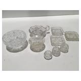Cut glass items