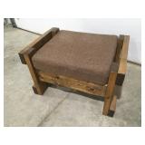 Wood ottoman