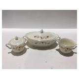 Hallï¿½s superior autumn leaf jewel oval bowl &