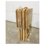 Wood TV trays