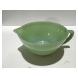 Fire King mixing bowl green chipped