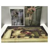 3 Wall hanging pictures