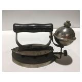 Vintage diamond gas iron