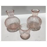 Vintage peak carafes & glass